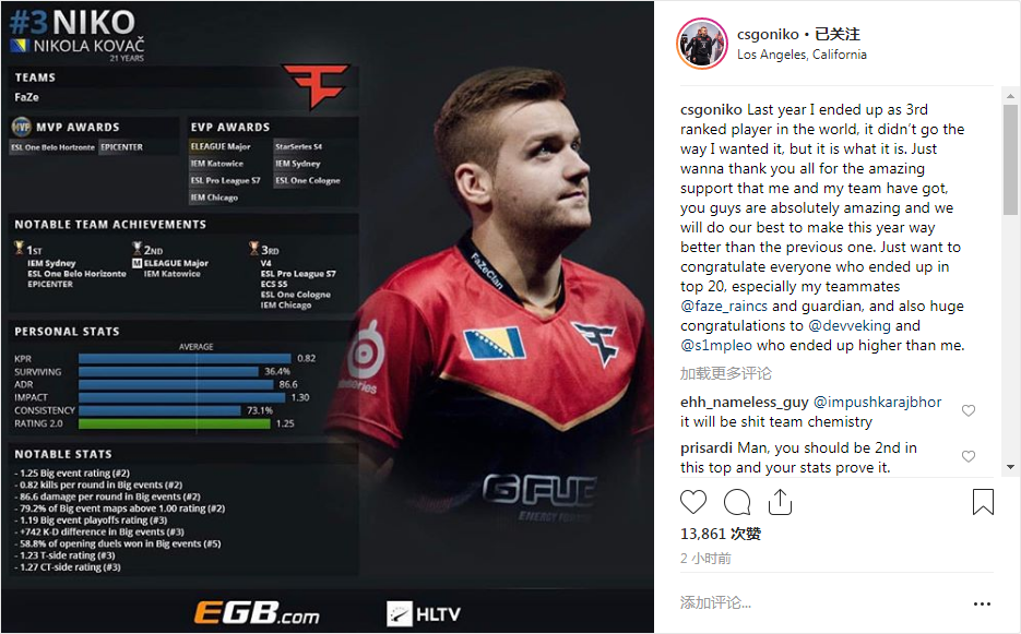 LOL Esports官方推特： Elk 是世界上最好的ADC之一！